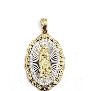 Elegant Gold and Silver Pendant
